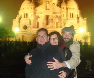 2009. Paris. Con Amparo Pascual y Giuliano Spinelli