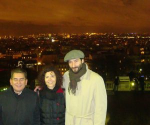 2009. Paris. Con Amparo Pasucal y Giuliano Spinelli 
