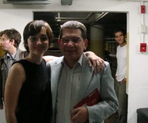 2009. Sao Paulo. Con actriz brasileña