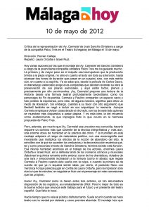 Málaga Hoy - 12/10/2012
