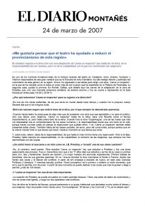 Diario Montañés - 24/03/2007