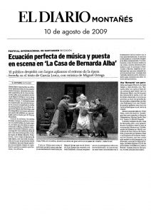 Diario Montañés - 10/08/2009