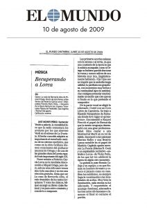 El Mundo - 10/08/2009