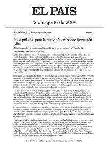 El País - 12/08/2009