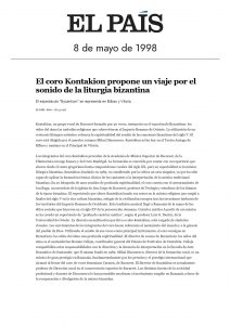 El País - 08/05/1998