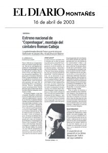Diario Montañés - 16/04/2003